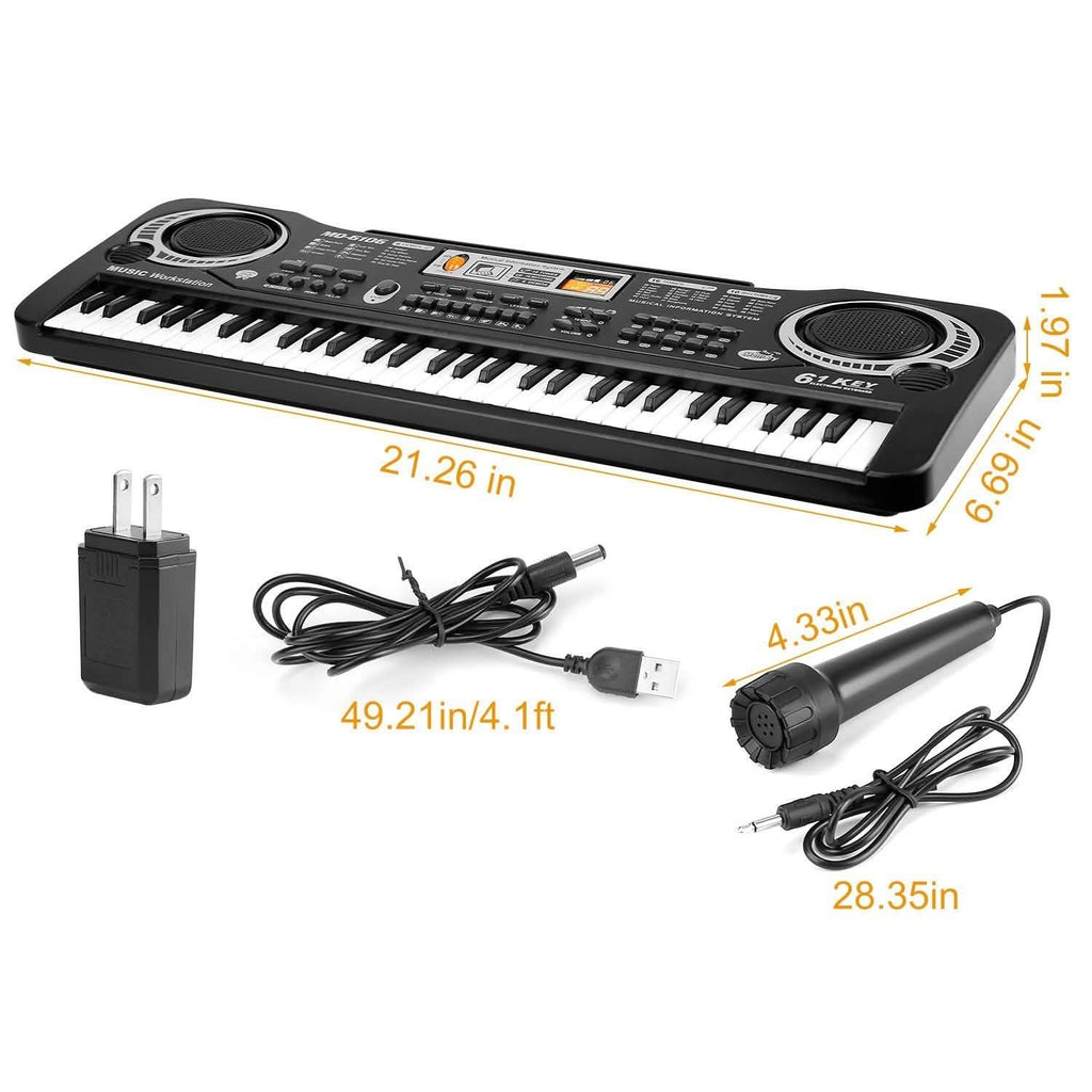 61 Keys Digital Music Electronic Keyboard