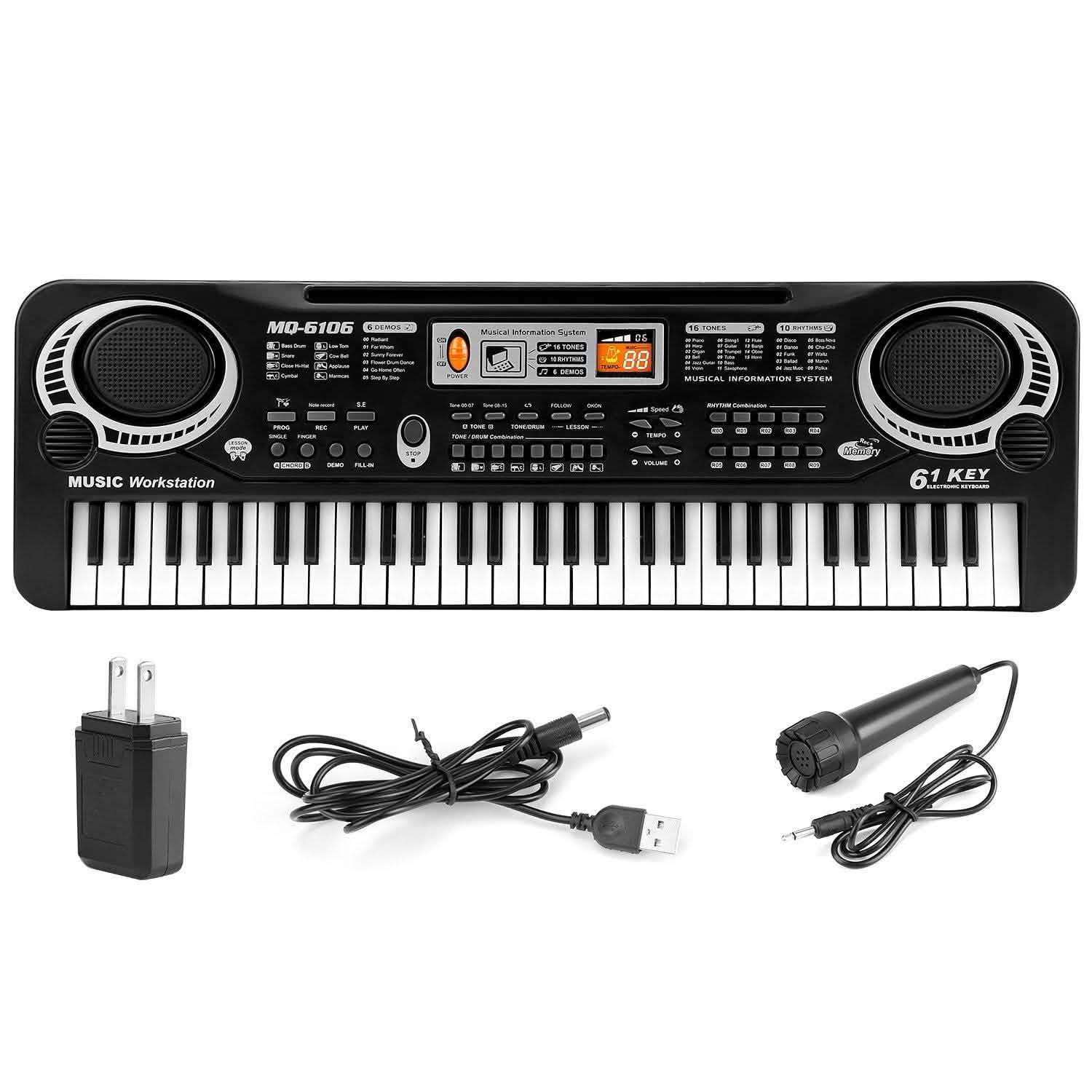 61 Keys Digital Music Electronic Keyboard