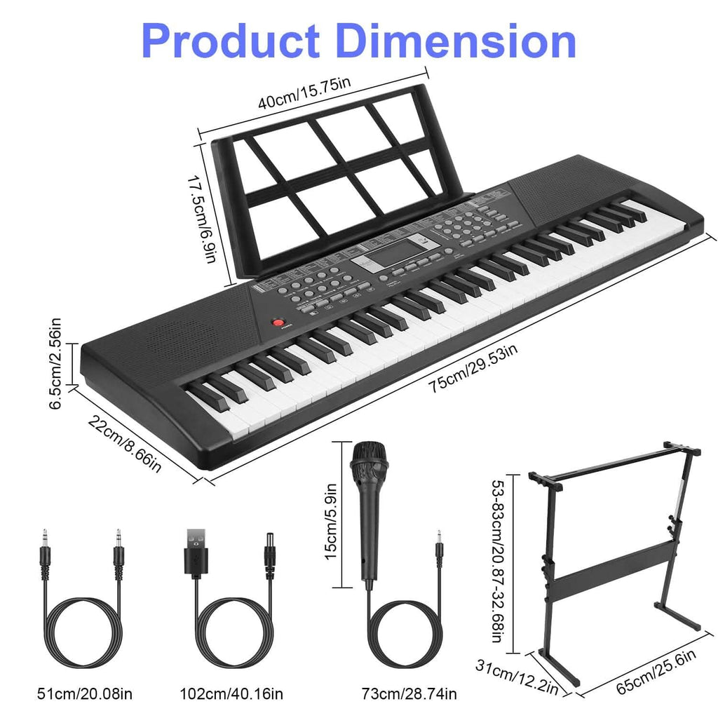 61 Keys Digital Music Keyboard Electronic Piano